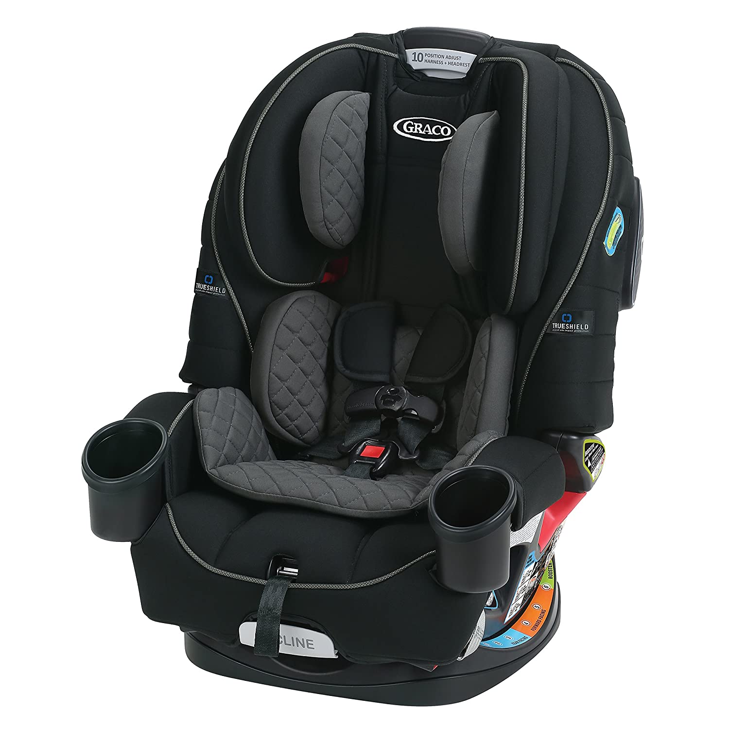 כסא בטיחות גרקו GRACO פוראוור טרושילד 4EVER TRUESHIELD שחור 4 ב-1 כסא בטיחות גרקו GRACO פוראוור טרושילד 4EVER TRUESHIELD שחור 4 ב-1