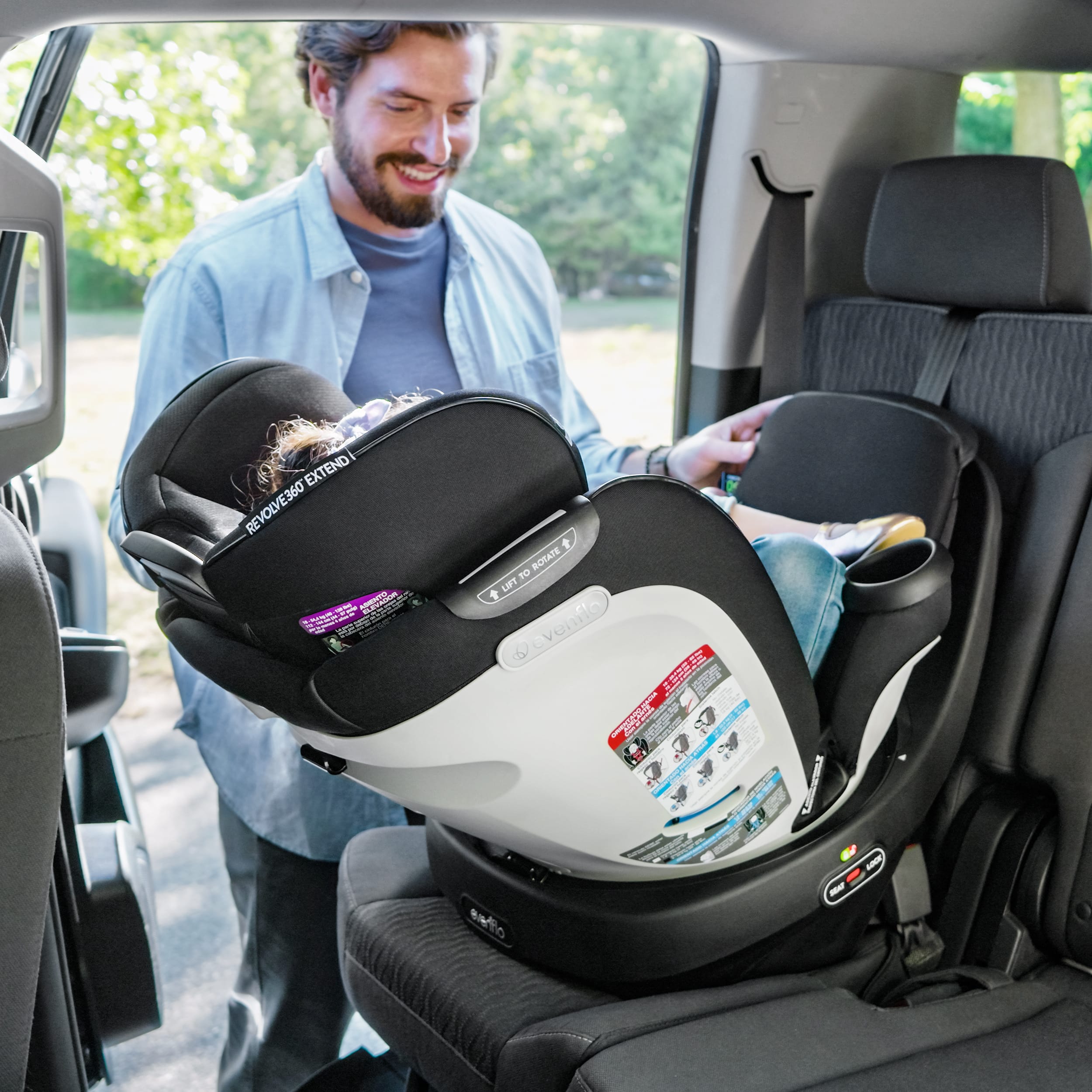 ���� ������ Revolve 360 Extend evenflo ������ ����� ����� +  Sensor Safe 