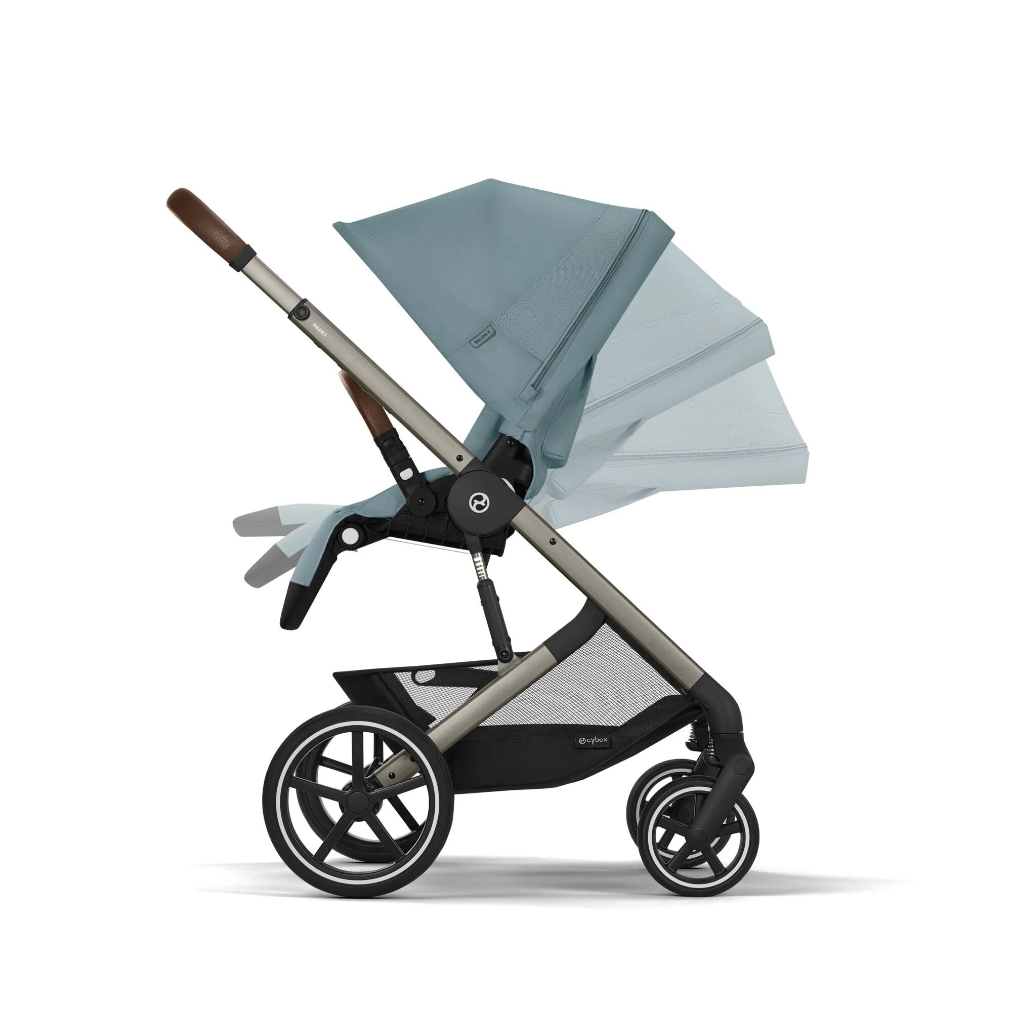 ���� ����� ������ ������  - ������ ������ Cybex Balios TS5 ���� Stormy Blue, �� ��-�� Cloud G