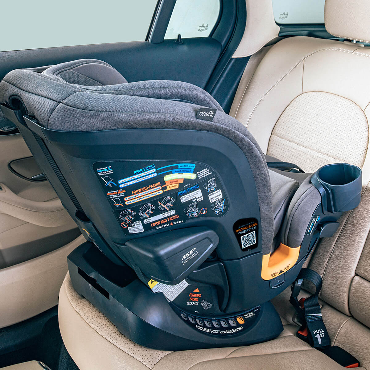 ���� ������ ����� ���� ��� LX ������� � Chicco OneFit LX ClearTex All-in-One Car Seat