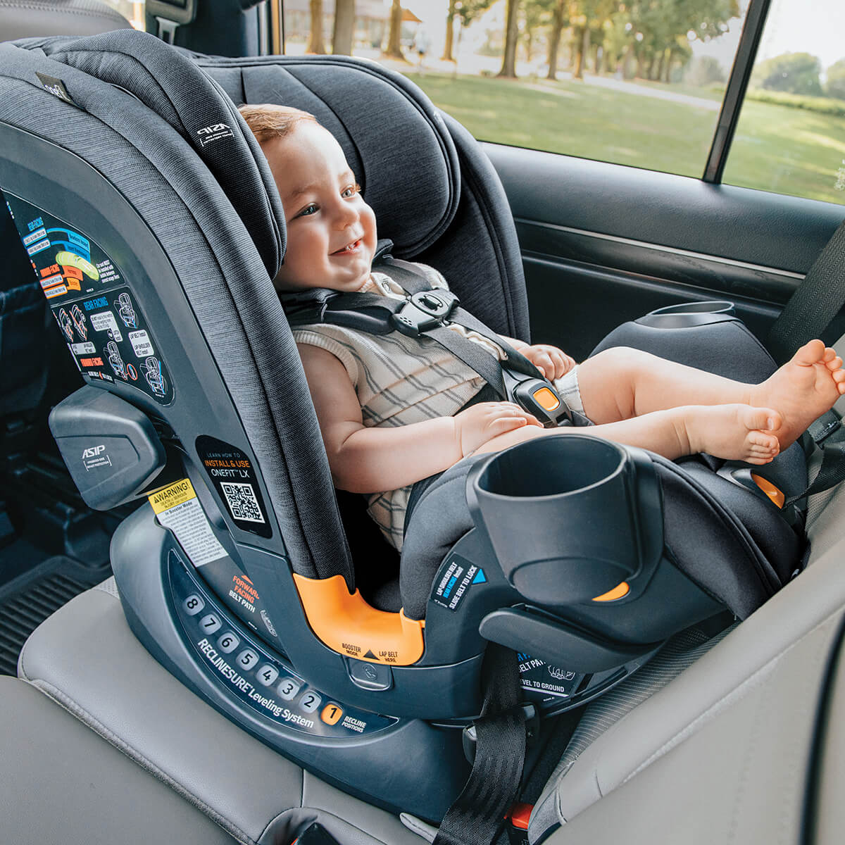 ���� ������ ����� ���� ��� LX ������� � Chicco OneFit LX ClearTex All-in-One Car Seat