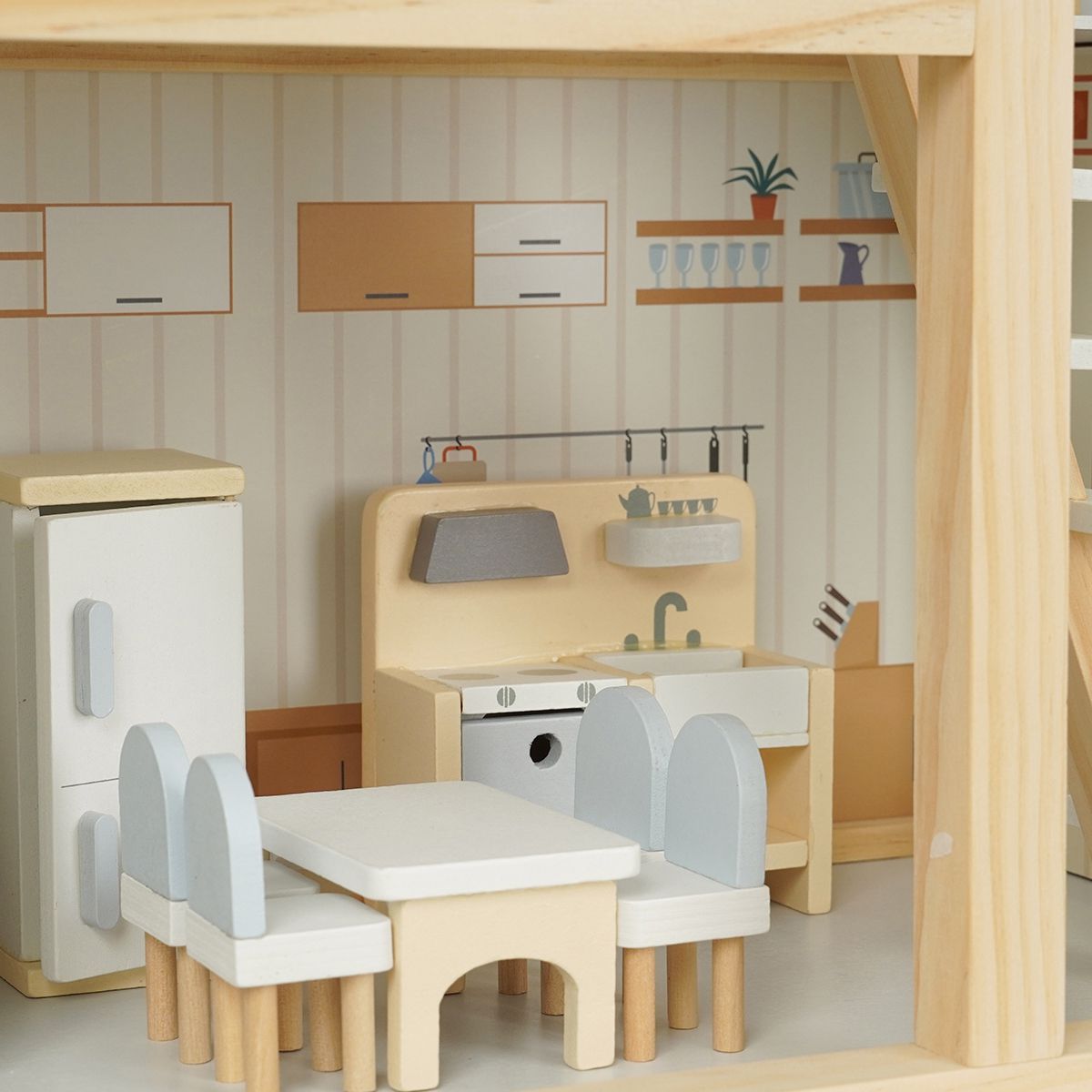 ��� ����� ������ ���� ������� ��� ������ � ����Dainy�s Wooden Urban Villa Doll House