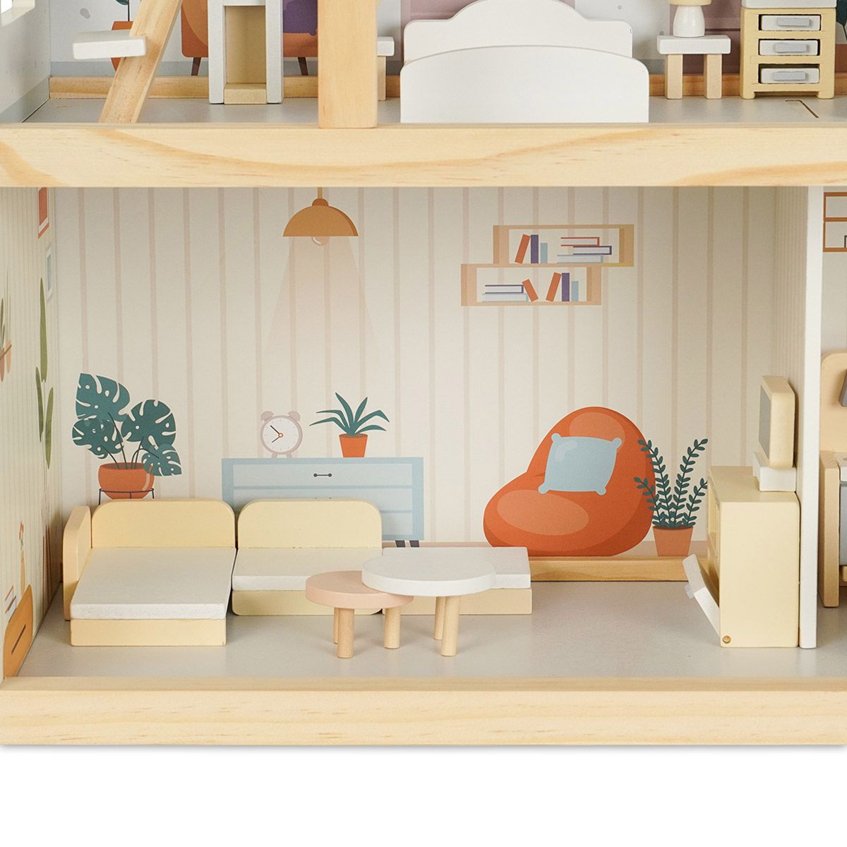 ��� ����� ������ ���� ������� ��� ������ � ����Dainy�s Wooden Urban Villa Doll House