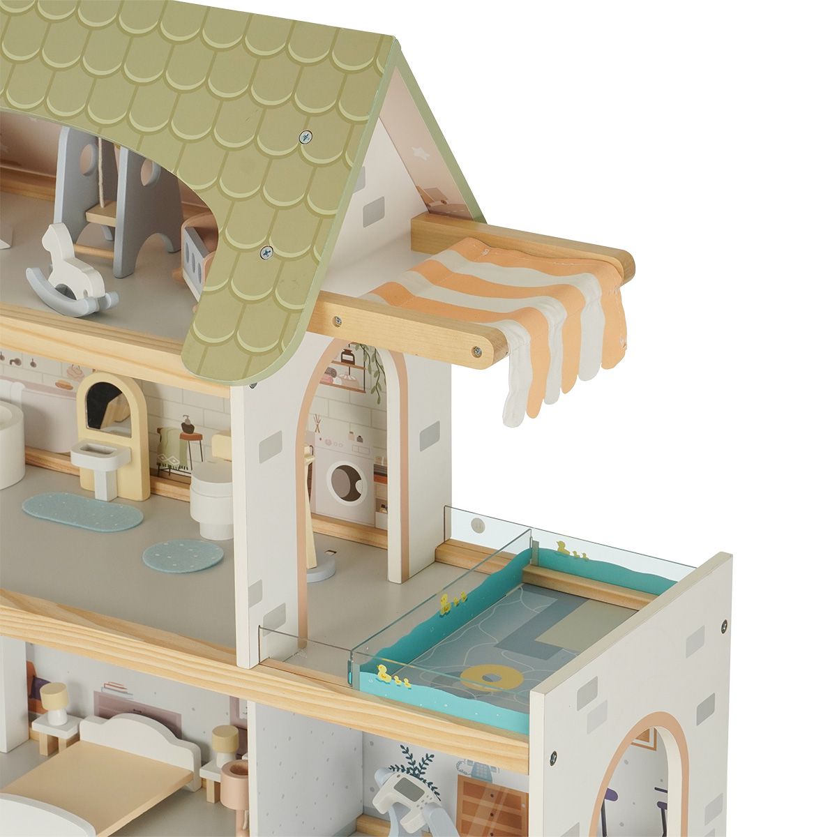 ��� ����� ������ ���� ������� ��� ������ � ����Dainy�s Wooden Urban Villa Doll House