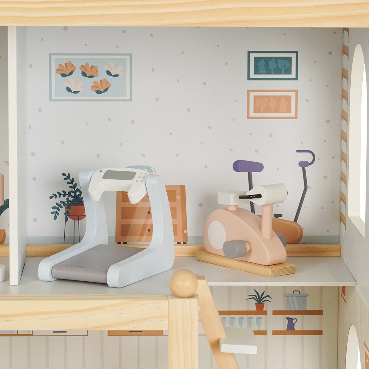 ��� ����� ������ ���� ������� ��� ������ � ����Dainy�s Wooden Urban Villa Doll House