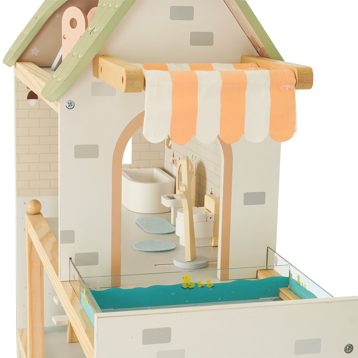 ��� ����� ������ ���� ������� ��� ������ � ����Dainy�s Wooden Urban Villa Doll House
