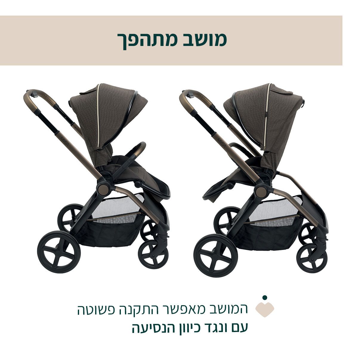 ���� ������ ����� ���� ������ ����� ������ ������ � Chicco Mysa Stroller Bronze Lizard Royal Edition