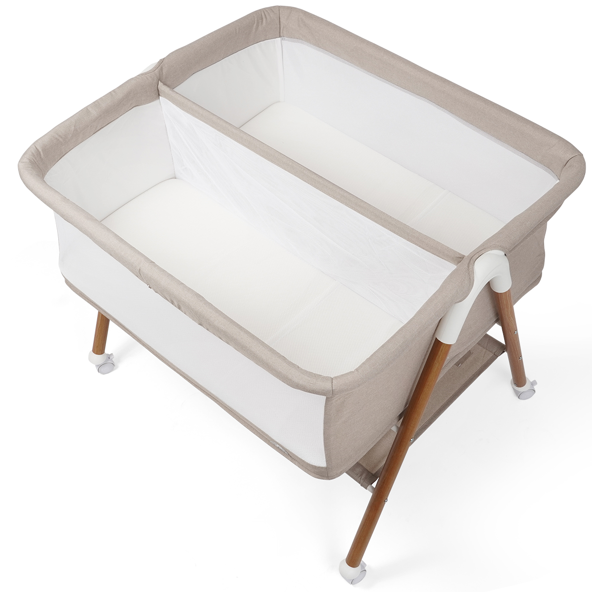 ����� ������ ������ ����� ���� ���� / ����� ���� �� � Twigy Dallas Double Baby Crib Clay