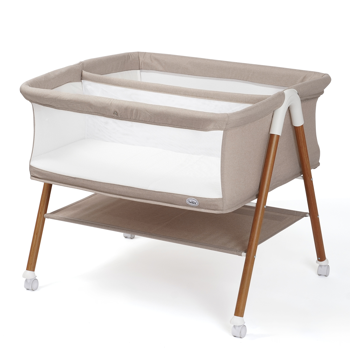 ����� ������ ������ ����� ���� ���� / ����� ���� �� � Twigy Dallas Double Baby Crib Clay