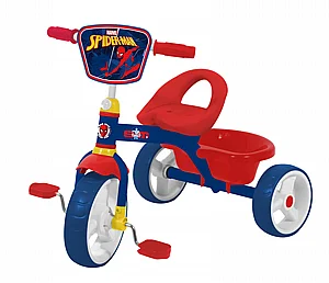 תלת אופן פדלים עם סל אחורי ספיידרמן JUNIOR SPIDERMAN תלת אופן פדלים עם סל אחורי ספיידרמן JUNIOR SPIDERMAN