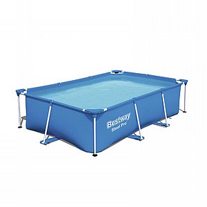 בריכה שחייה מלבנית לגינה 259X170X61 ס"מ 56403 מבית BESTWAY בריכה שחייה מלבנית לגינה 259X170X61 ס"מ 56403 מבית BESTWAY