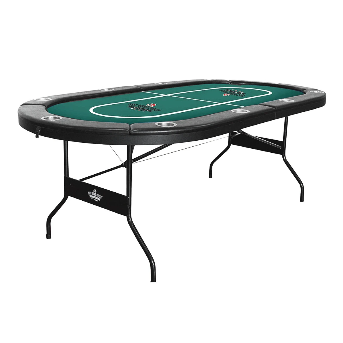 שולחן פוקר אליפטי מתקפל 213 ס"מ HOT HAND POKER בצבע ירוק סופרליג שולחן פוקר אליפטי מתקפל 213 ס"מ HOT HAND POKER בצבע ירוק סופרליג