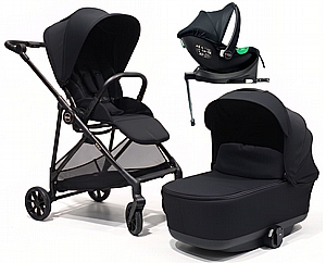 עגלה משולבת ICON VELO 4 חלקים כולל סלקל ובסיס שחור מבית ICON עגלה משולבת ICON VELO 4 חלקים כולל סלקל ובסיס שחור מבית ICON