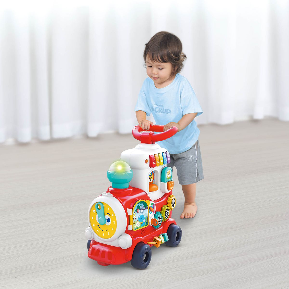 ���� �����/����� ���� ���� � Hola Toys 4in 1 Smart Learning Push & Ride Train