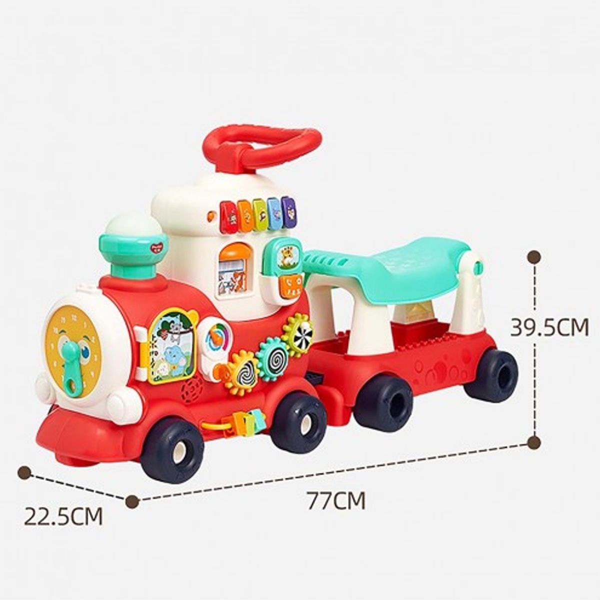 ���� �����/����� ���� ���� � Hola Toys 4in 1 Smart Learning Push & Ride Train