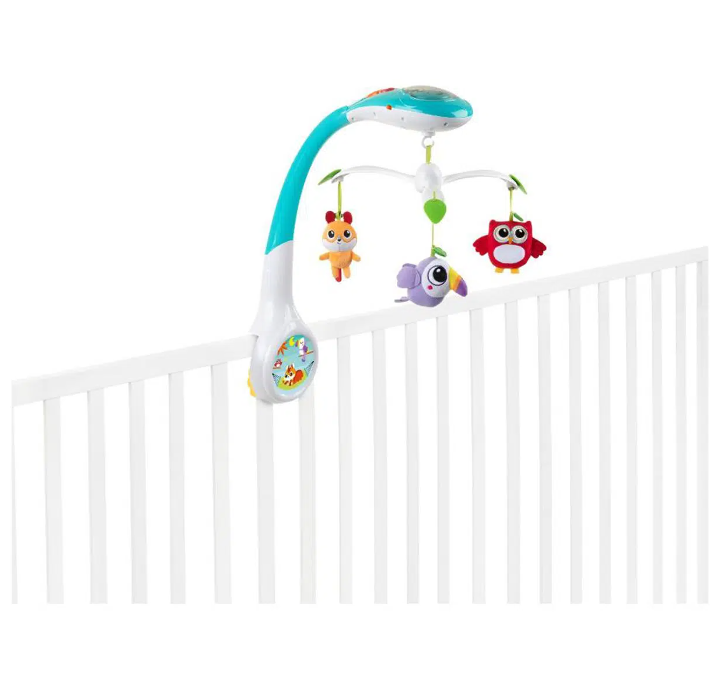 ������ ������� ���� ����� �� ����  ���� New Magic Forest Mobile Projection Chicco