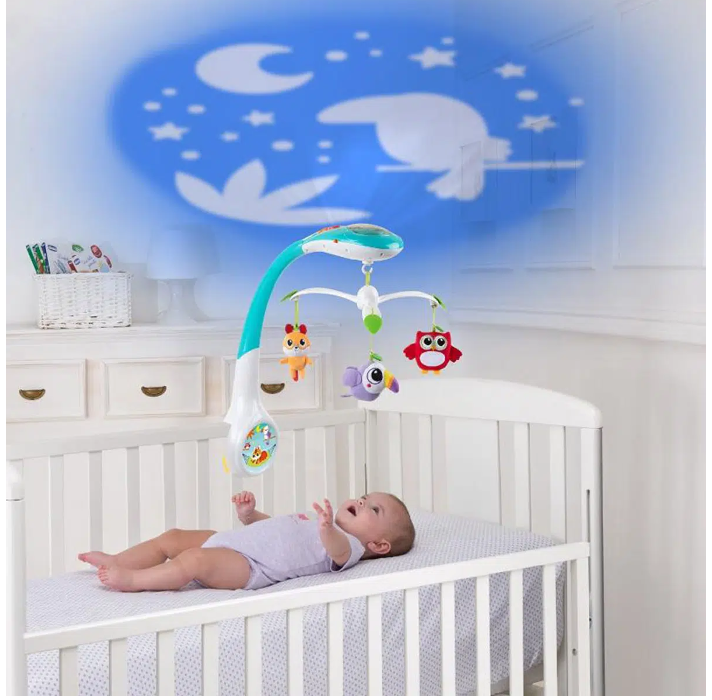 ������ ������� ���� ����� �� ����  ���� New Magic Forest Mobile Projection Chicco